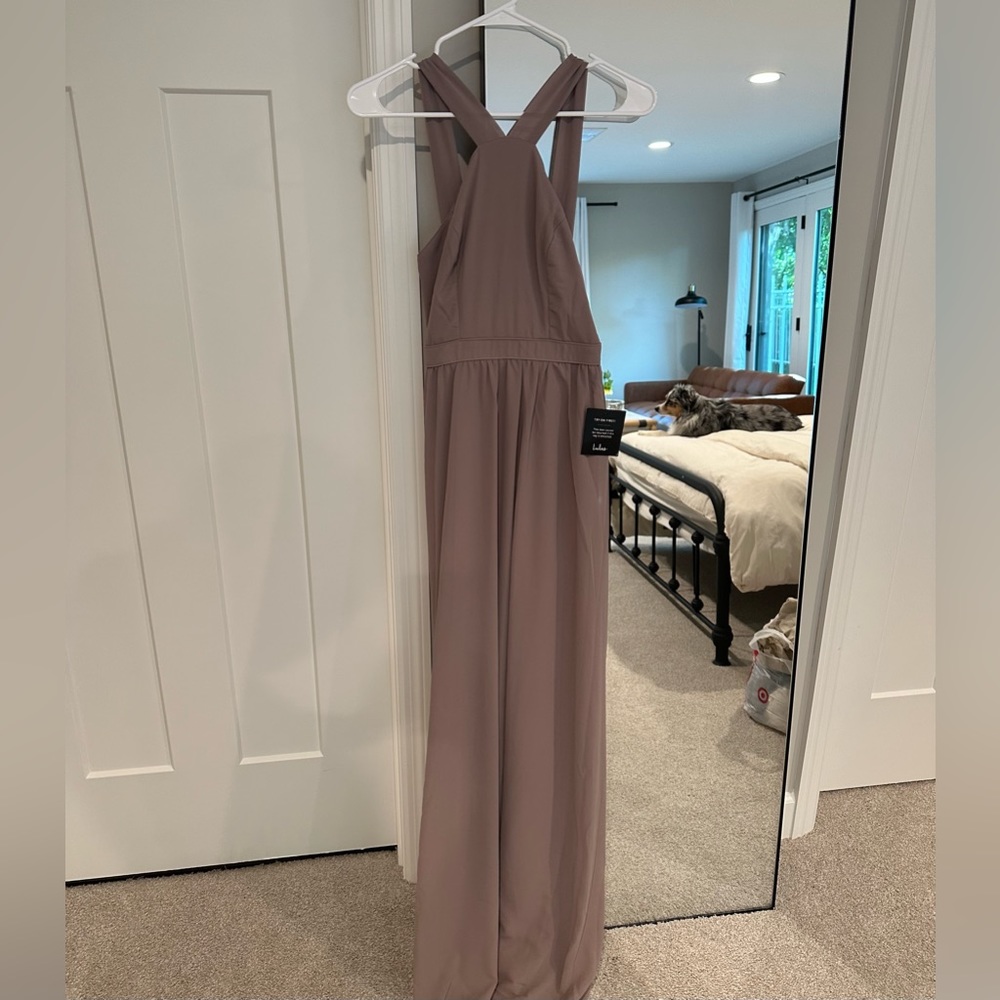 NEVER WORN (tag still on) Lulu’s light purple maxi dress (prom dress)